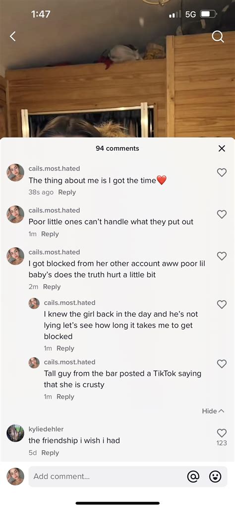 They believe she is a fraud and a bully after she behaves rudely with one of her fans on Tiktok live. . Reddit christen whitman and rocky texts